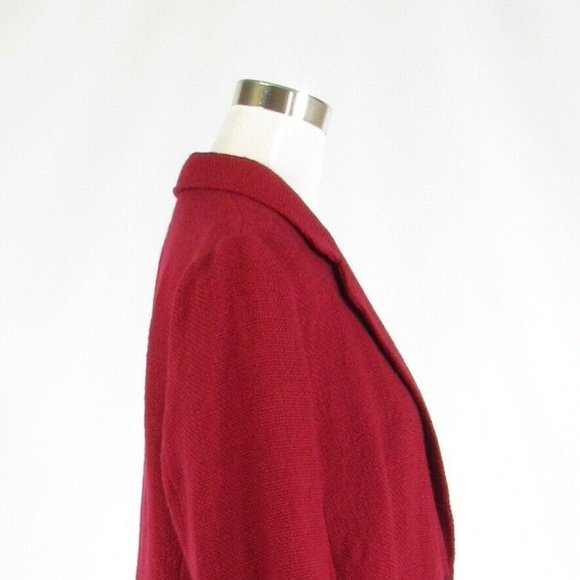 J. Jill rose red long sleeve jacket L - Picture 6 of 8